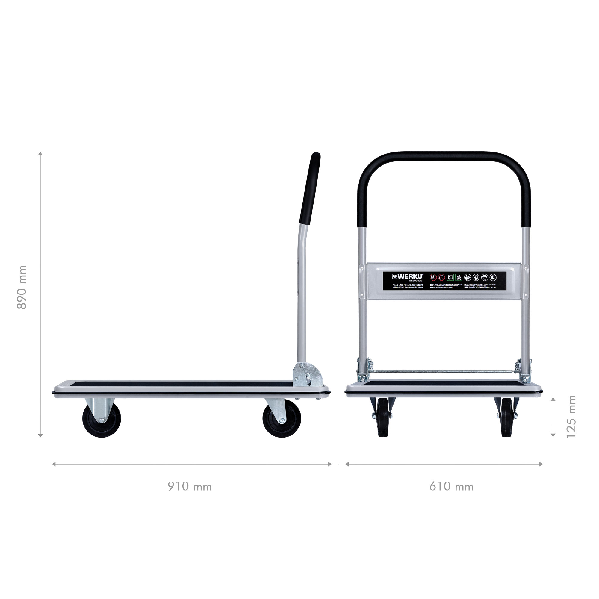 BETA 027000203 - C27S Carro porta-herramientas vacio compacto y extensible  para trabajos en exteriores